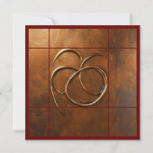 huwelijksuitnodiging kaart (Achterkant)