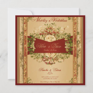 huwelijksuitnodiging kaart