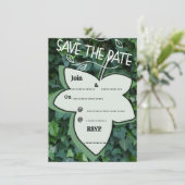 huwelijksuitnodiging kaart (Staand voorkant)