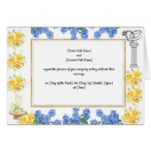  huwelijksuitnodiging Kaart 4 zijdig (Voorkant Horizontaal)