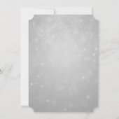 Huwelijksuitnodiging Kaart met pareldecoratie (Achterkant)