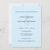 Huwelijksuitnodiging, Klassieke Huwelijksuitnodigi Kaart (Voorkant)