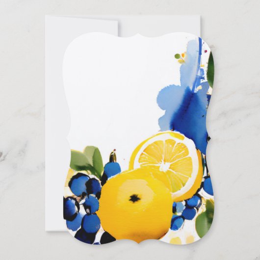 Huwelijksuitnodiging La Dolce Vita Kaart (Achterkant)