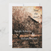 Huwelijksuitnodiging landelijke stijl kaart (Voorkant)