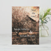 Huwelijksuitnodiging landelijke stijl kaart (Staand voorkant)