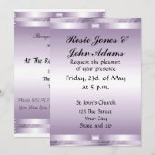 Huwelijksuitnodiging leuk design kaart (Voorkant / Achterkant)