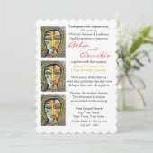 Huwelijksuitnodiging Maagd van Guadalupe MIRAKELS Kaart (Staand voorkant)