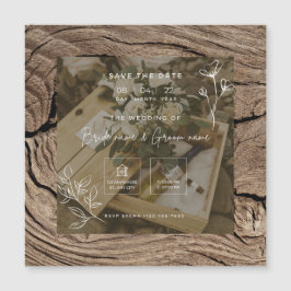 huwelijksuitnodiging magnetische uitnodiging