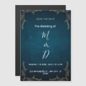 huwelijksuitnodiging magnetische uitnodiging (Voorkant / Achterkant)