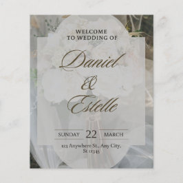 Huwelijksuitnodiging - masseer me om namen te vera