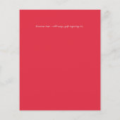 Huwelijksuitnodiging met foto van het koppel met e (Achterkant)