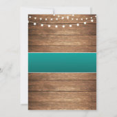 Huwelijksuitnodiging na het I Do Beach-thema Kaart (Achterkant)