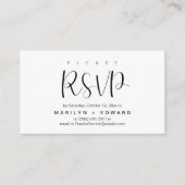 Huwelijksuitnodiging RSVP Herinnering Bijgesloten Informatiekaartje (Voorkant)