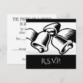 Huwelijksuitnodiging RSVP Kaart (Voorkant / Achterkant)