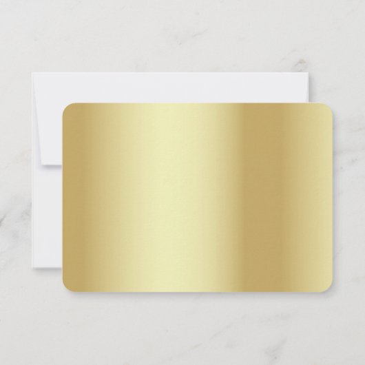 Huwelijksuitnodiging RSVP Luxe Paarse en gouden (Achterkant)