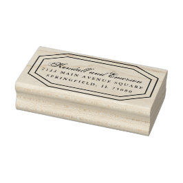Huwelijksuitnodiging Rubberstempel *Golden Blooms*