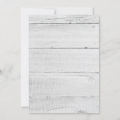 HUWELIJKSUITNODIGING | Rustic Greenery Waterverf Kaart (Achterkant)