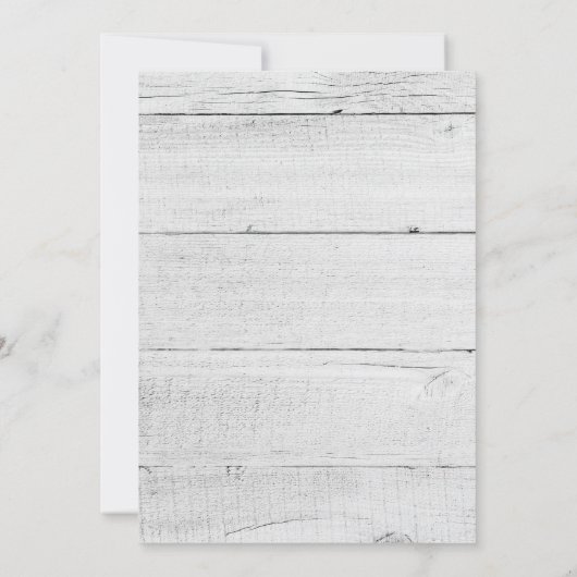 HUWELIJKSUITNODIGING | Rustic Greenery Waterverf Kaart (Achterkant)