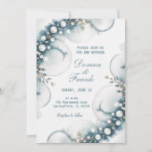 huwelijksuitnodiging Samen met Liefde Kaart (Voorkant)