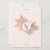 huwelijksuitnodiging sjablonen kaart (Achterkant)