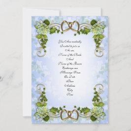 Huwelijksuitnodiging Spring Hortensia's Kaart