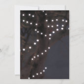 huwelijksuitnodiging | String Lights Kaart (Achterkant)