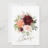 Huwelijksuitnodiging template 50ste verjaardag kaart (Achterkant)