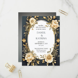 huwelijksuitnodiging uitnodiging briefkaart