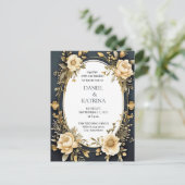 huwelijksuitnodiging uitnodiging briefkaart (Staand voorkant)