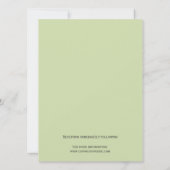 huwelijksuitnodiging van bride en groom kaart (Achterkant)