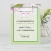 huwelijksuitnodiging van bride en groom kaart (Staand voorkant)