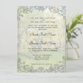 huwelijksuitnodiging van bruid- en bruinouders kaart (Staand voorkant)