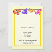 huwelijksuitnodiging van bruid- en bruinouders; kaart (Achterkant)