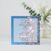 huwelijksuitnodiging van bruid- en bruinouders kaart (Staand voorkant)