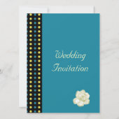 huwelijksuitnodiging van de ouders van bride en gr kaart (Achterkant)