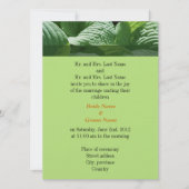 huwelijksuitnodiging van de ouders van bride en gr kaart (Voorkant)