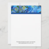 huwelijksuitnodiging van de ouders van bride kaart (Achterkant)