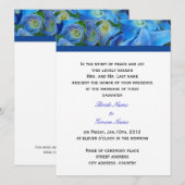 huwelijksuitnodiging van de ouders van bride kaart (Voorkant / Achterkant)