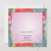 huwelijksuitnodiging van de ouders van groom kaart (Achterkant)