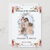 huwelijksuitnodiging Verenigd in Liefde Kaart (Voorkant)