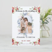 huwelijksuitnodiging Verenigd in Liefde Kaart (Staand voorkant)