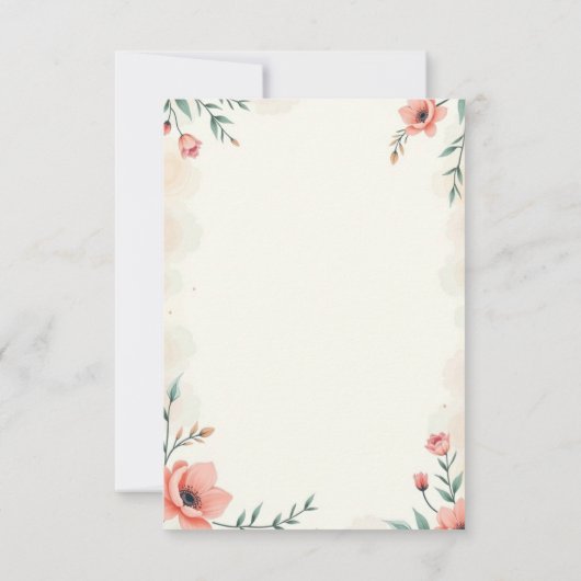 huwelijksuitnodiging voor astel kaart (Achterkant)