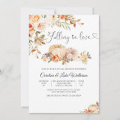 Huwelijksuitnodiging voor een bruidsfeest in de he kaart (Voorkant)