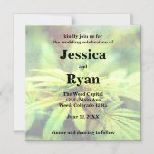 huwelijksuitnodiging voor onkruid magnetische uitnodiging (Voorkant)