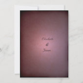 huwelijksuitnodiging voor vogels kaart (Achterkant)