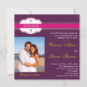 huwelijksuitnodiging voor waslabel kaart (Voorkant)