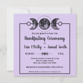 Huwelijksuitnodiging Wicca Pagan Celtic Kaart (Voorkant)