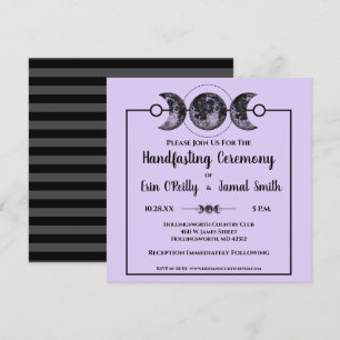 Huwelijksuitnodiging Wicca Pagan Celtic Kaart