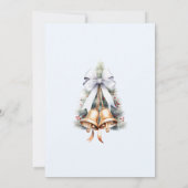 Huwelijksuitnodiging, Winterhuwelijk, Kerstmis Kaart (Achterkant)