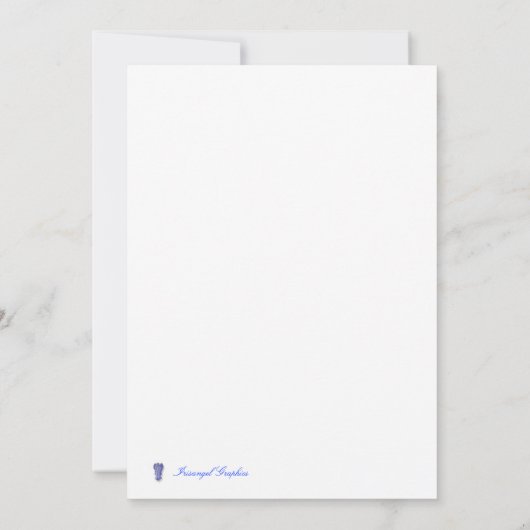 Huwelijksuitnodiging witte reliëf klimop op satijn kaart (Achterkant)